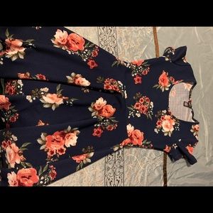 Floral dress .